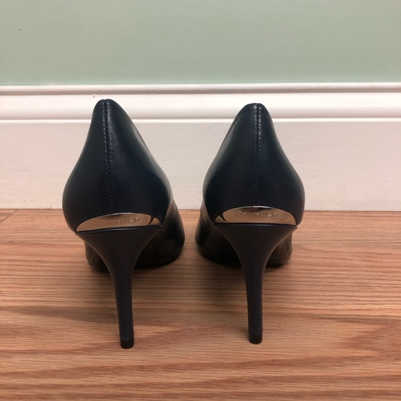 Calvin Klein | Women's Gayle High Heels | Navy | Size 6.5 - Picture 4 of 5